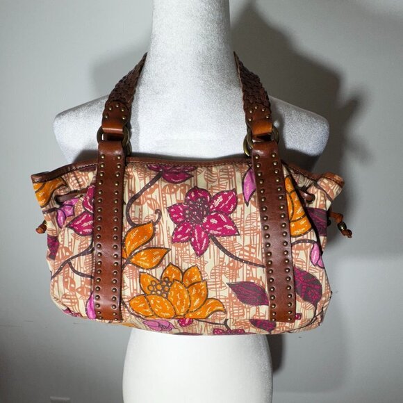 VINTAGE FOSSIL1954 ZB9813 BARREL BAG - Serial Number 75082 - Picture 2 of 11